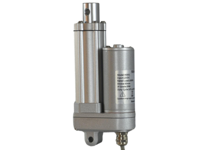 SIŁOWNIK ELEKTRYCZNY 12V 300mm 1000N IP66 Wodoszczelny szybki