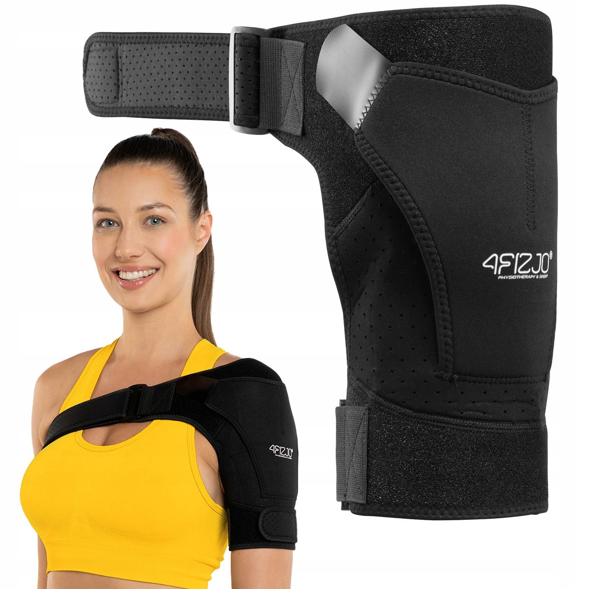 Stabilizator, orteza stawu barkowego i ramienia SH01UNI 4FIZJO, uniwersalna