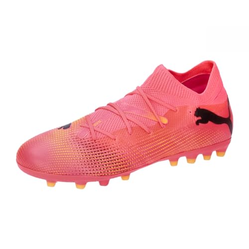 PUMA Future 7 Match MG JR buty piłkarskie, Sunset Glow Black-Sun Stream, 37 EU, Sunset Glow PUMA Black Sun Stream