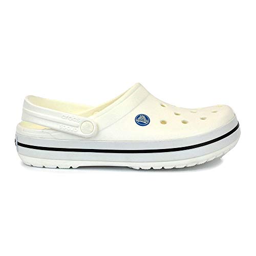 Crocs Crocband 11016, Kapcie Unisex-Dorosły, Biały 01, 45/46 EU, biały 01, 45/46 EU