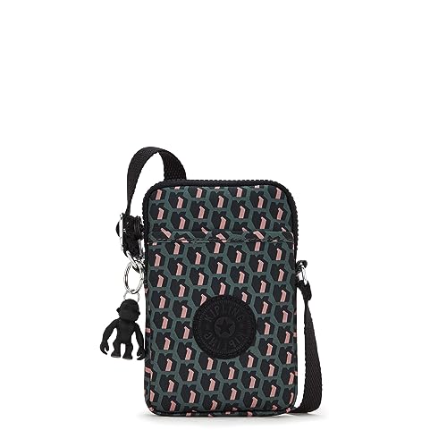 Kipling Torba na telefon Tally damska, 3D K Różowy, 4.3''L x 6.8''H x 0.8''D