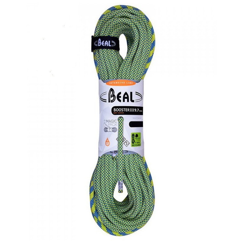 Lina wspinaczkowa Beal Booster Unicore Safe Control 9,7 mm (70 m) Kolor: zielony