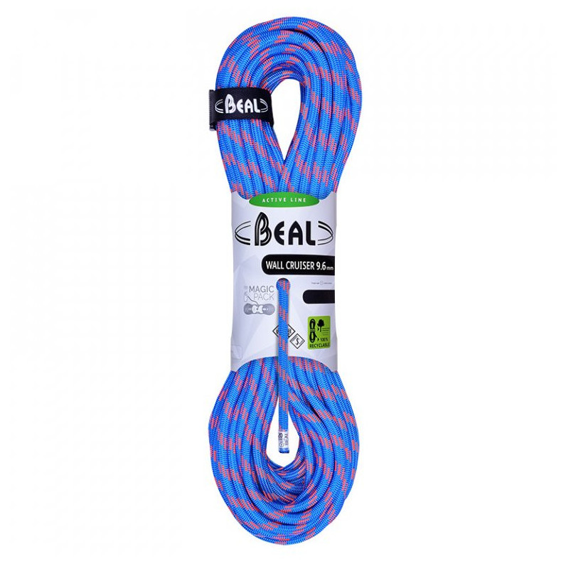 Lina wspinaczkowa Beal Wall Cruiser 9,6 mm (30 m) Kolor: niebieski