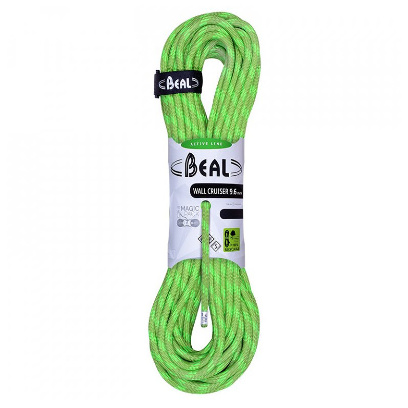 Lina wspinaczkowa Beal Wall Cruiser 9,6 mm (30 m) Kolor: zielony