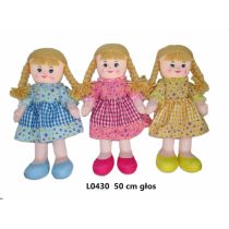 LALKA SZMACIANA Z GLOSEM 50CM 787 SA FOL Sun-Day