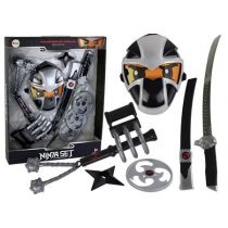 Ninja Zestaw Wojownika Miecz Maska Shuriken Dyski Leantoys