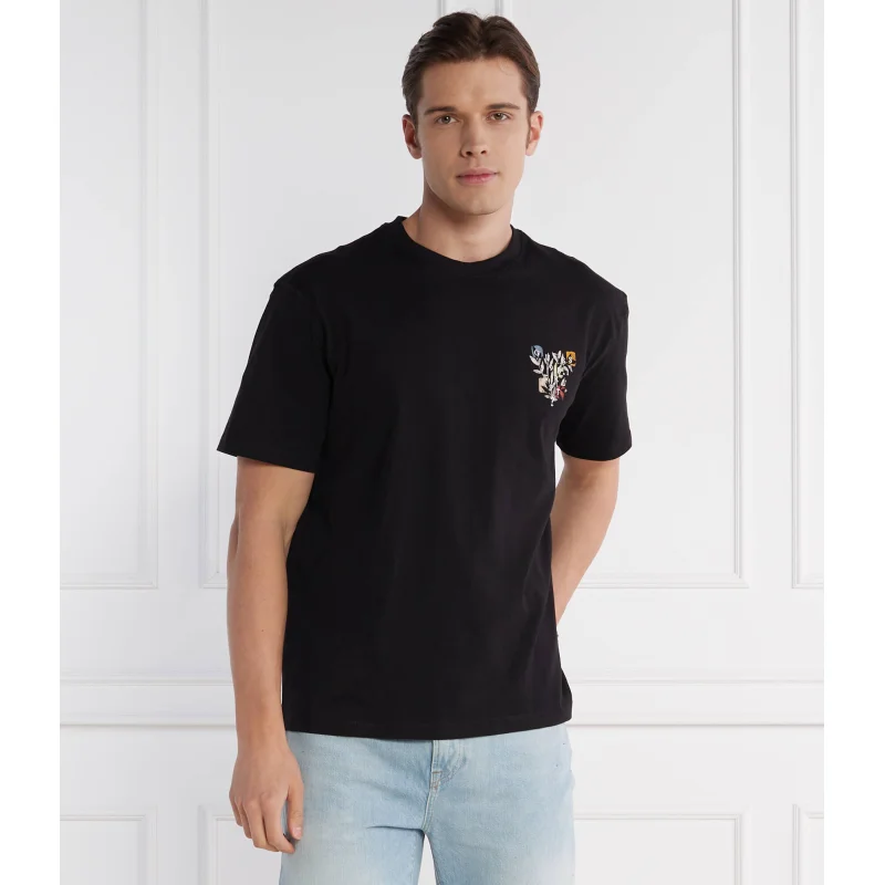 GUESS T-shirt SS CN SMALL ABSTRACT | Classic fit