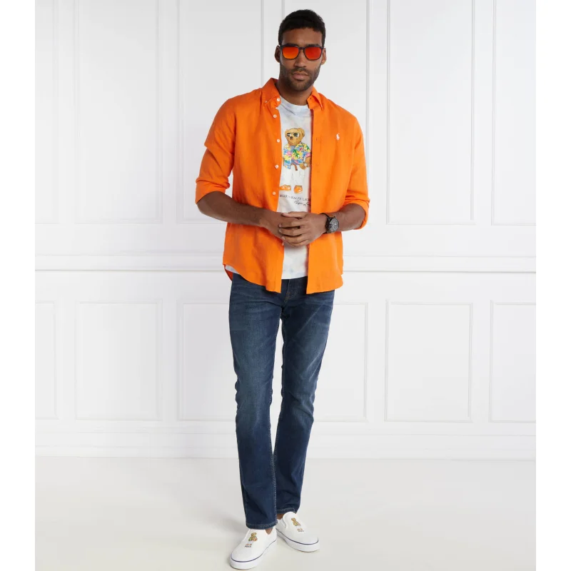 POLO RALPH LAUREN Lniana koszula | Custom fit