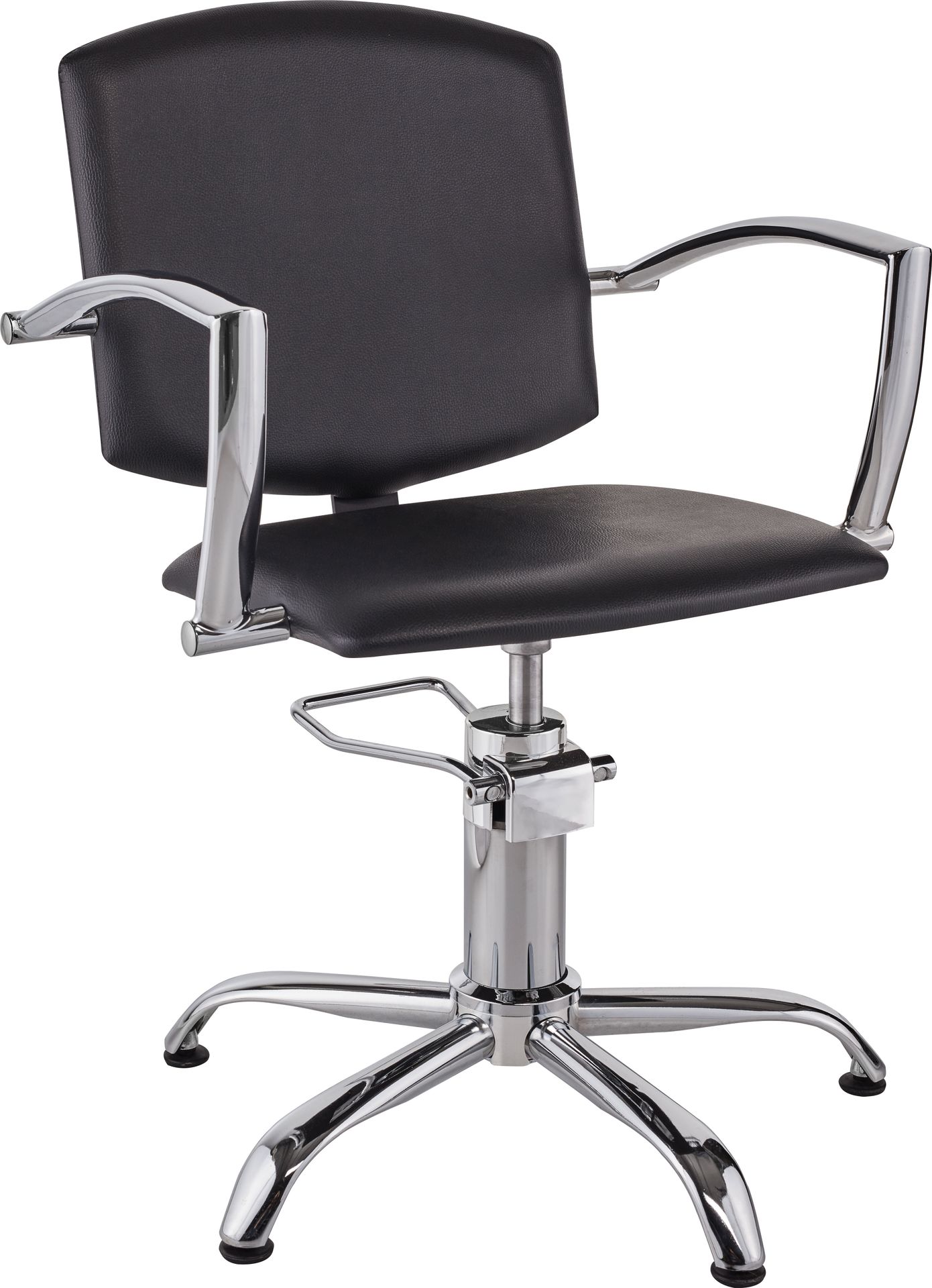 Profesjonalny Fotel Fryzjerski Ayala Pako Rodzaj podstawy: Pięcioramienna Stopki Czarne