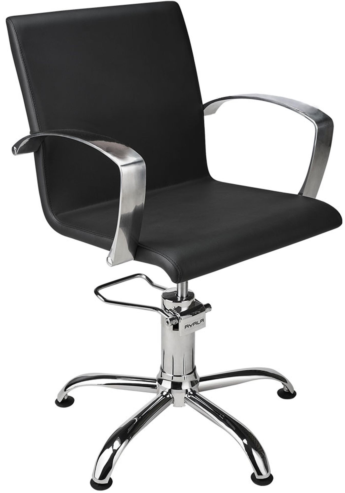 Profesjonalny Fotel Fryzjerski Ayala Partner Rodzaj podstawy: Pięcioramienna Stopki Czarne