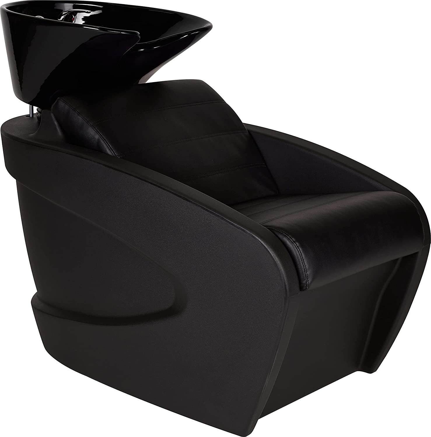 Profesjonalna Myjnia Fryzjerska Ayala Vanity Umywalka: Czarna, Przeszycie: Nie