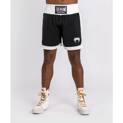 Venum Spodenki Bokserskie Classic Boxing Shorts Black/White