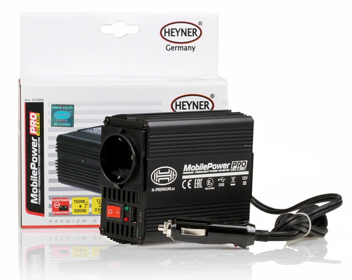 Przetwornica samochodowa inwerter napięcia 12V 230V 300W + USB