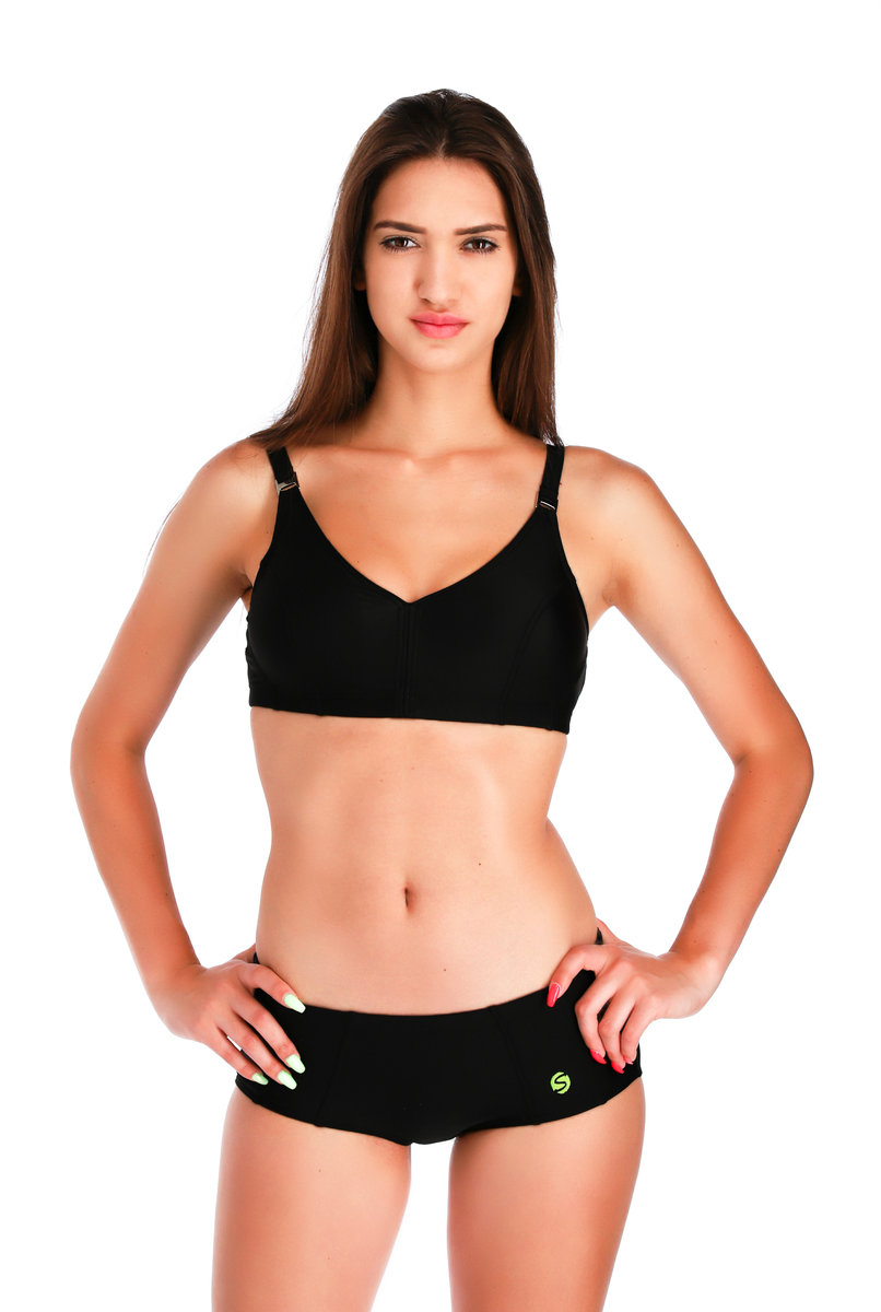 SPIN TOP SPORTOWY KĄPIELOWY CZARNY S-0300-0328-2-L