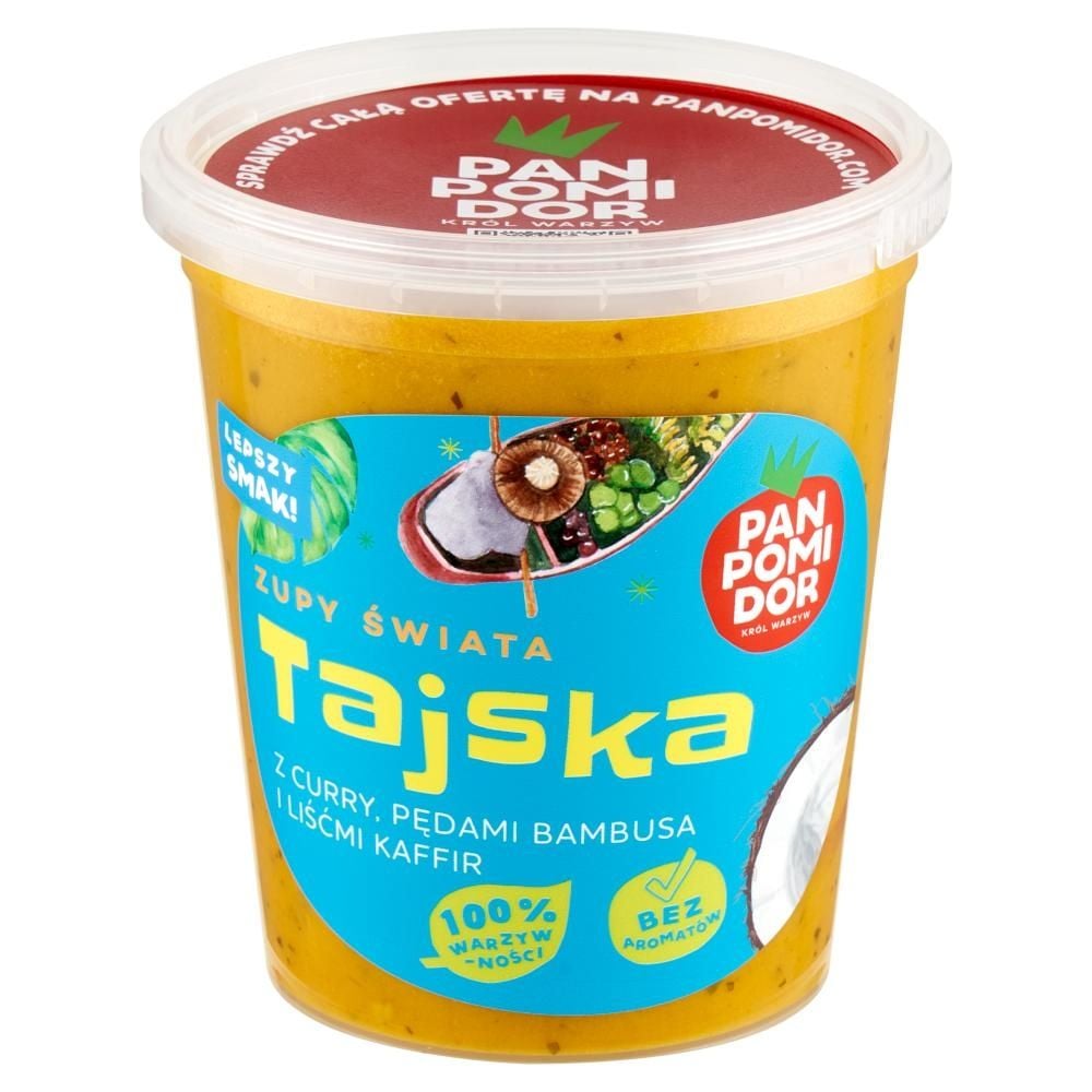 Pan Pomidor - Zupa tajska z curry i kolendrą