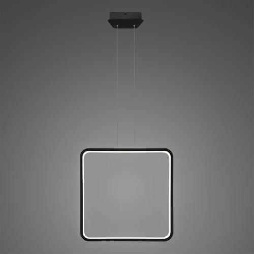Lampa wisząca Ledowe Kwadraty No. 1 X Φ60 in 3k czarna ściemnialna Altavola Design