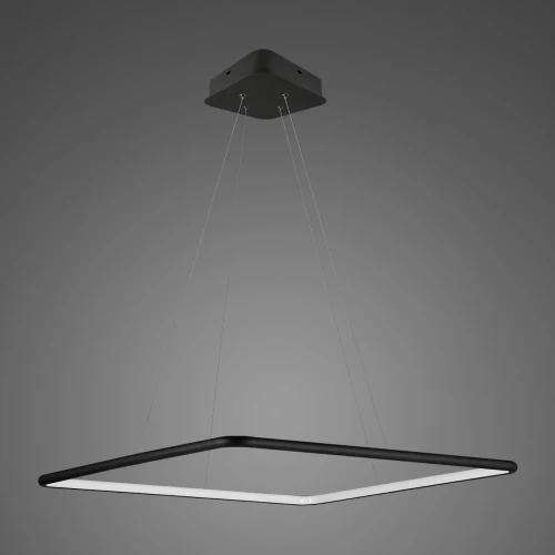 Lampa wisząca Ledowe Kwadraty No.1 40 in 4k czarna Altavola Design