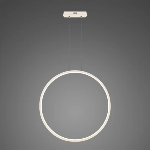 Lampa wisząca Ledowe okręgi No.1 X Φ100cm in 4k biała Altavola Design