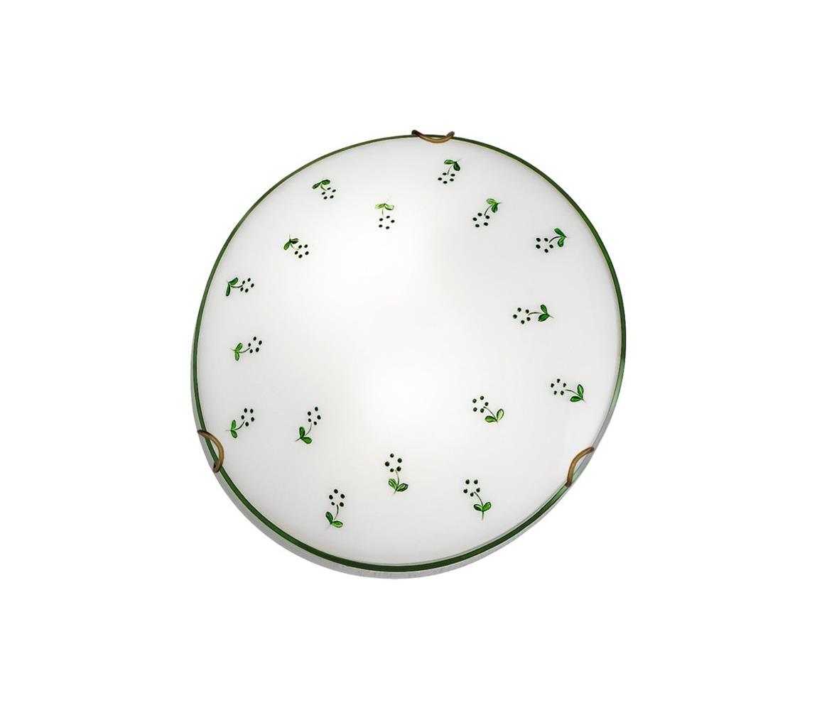 Kolarz 731.11.4.21 - Lampa sufitowa NONNA 1xE27/60W/230V śr. 30 cm zielona