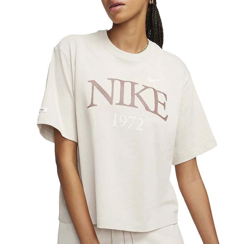 Koszulka Nike Sportswear Classic Boxy FQ6600-104 - beżowa