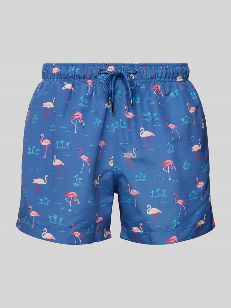 Spodenki kąpielowe z nadrukiem z motywem