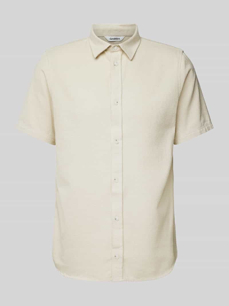 Koszula casualowa o kroju regular fit z fakturowanym wzorem model ‘Seoul Trama’