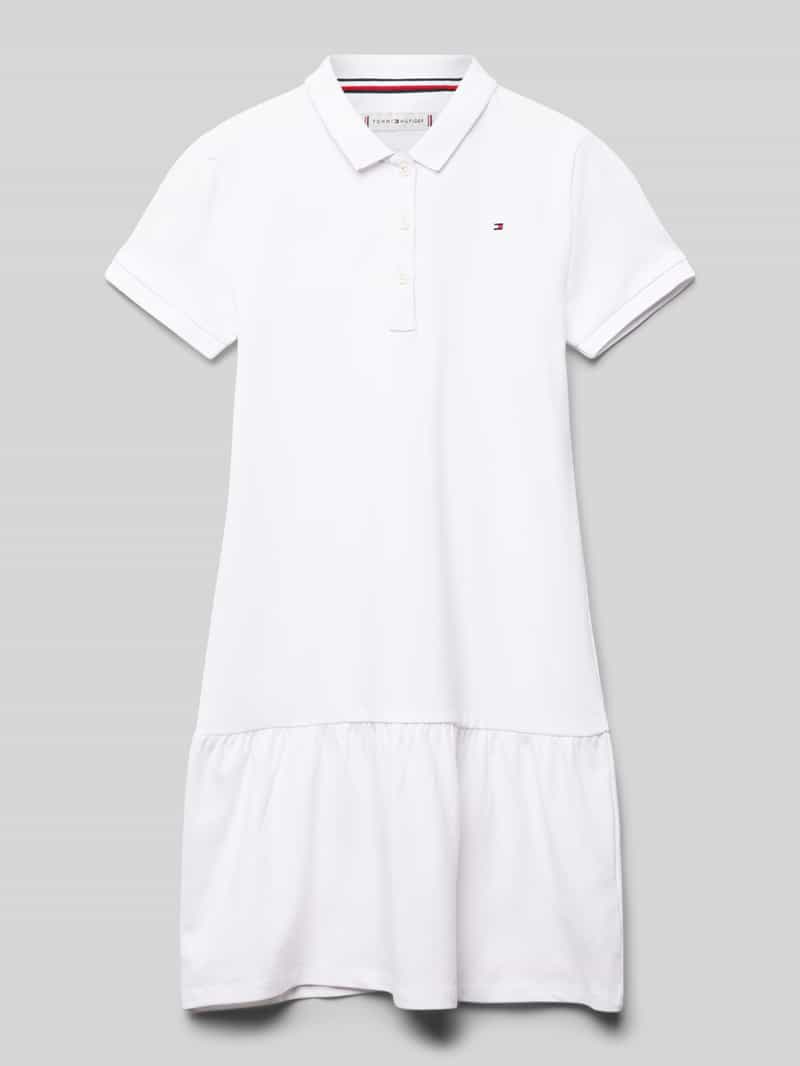 Sukienka z wyhaftowanym logo model ‘ESSENTIAL’