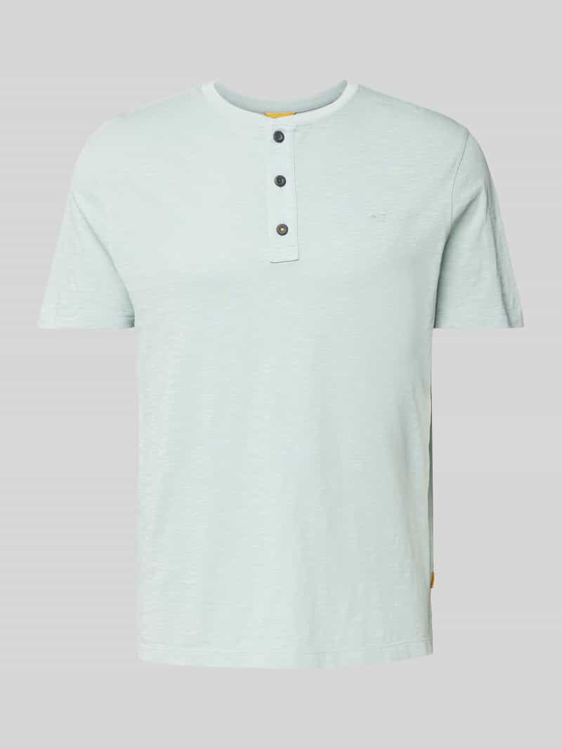 T-shirt z wyhaftowanym logo