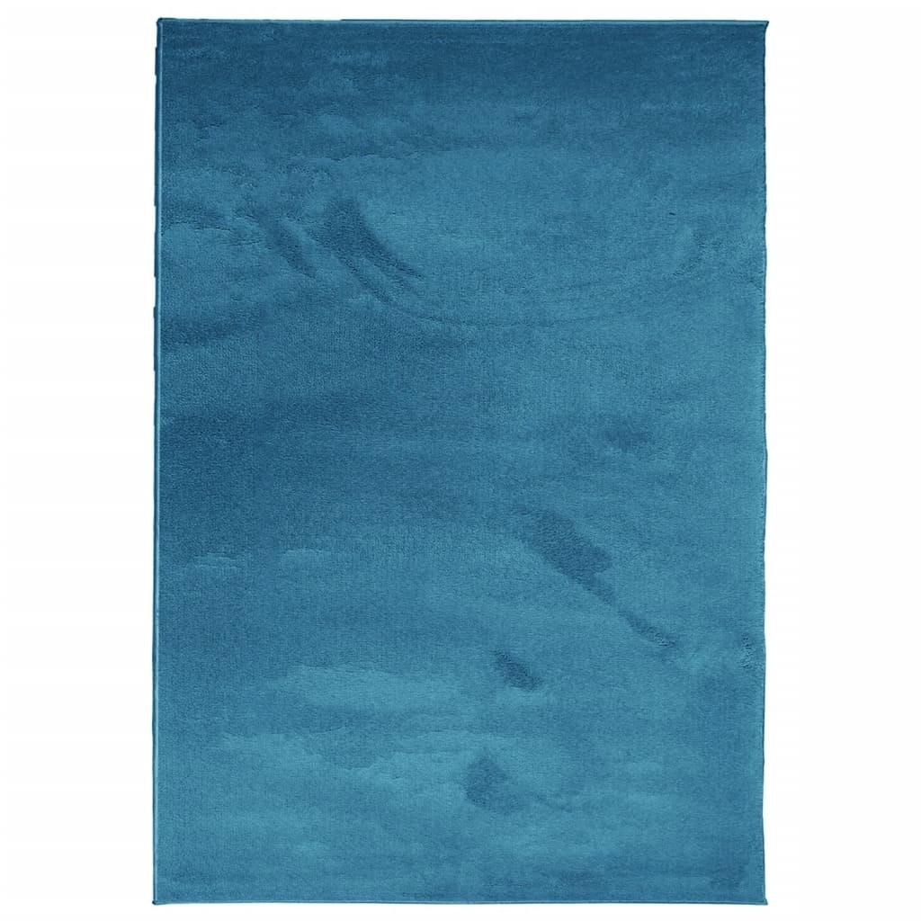 Dywan z krótkim włosiem, turkusowy, 200x280 cm