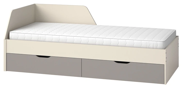 Łóżko młodzieżowe 90x200 Melo ME9 Cashmere Antracyt