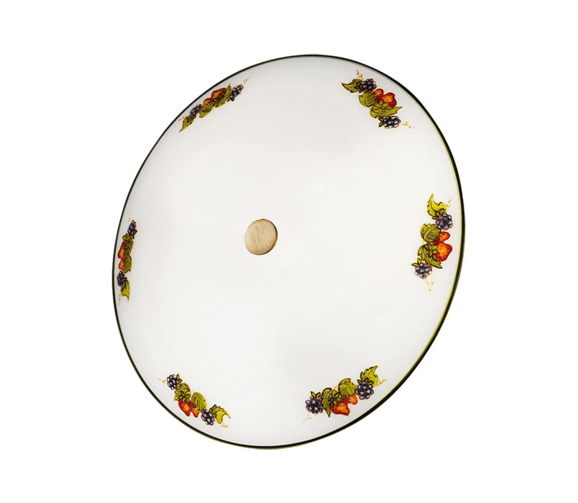 Kolarz 731.13.4.113- Lampa sufitowa NONNA 3xE27/60W/230V śr. 50 cm winogrona/truskawki