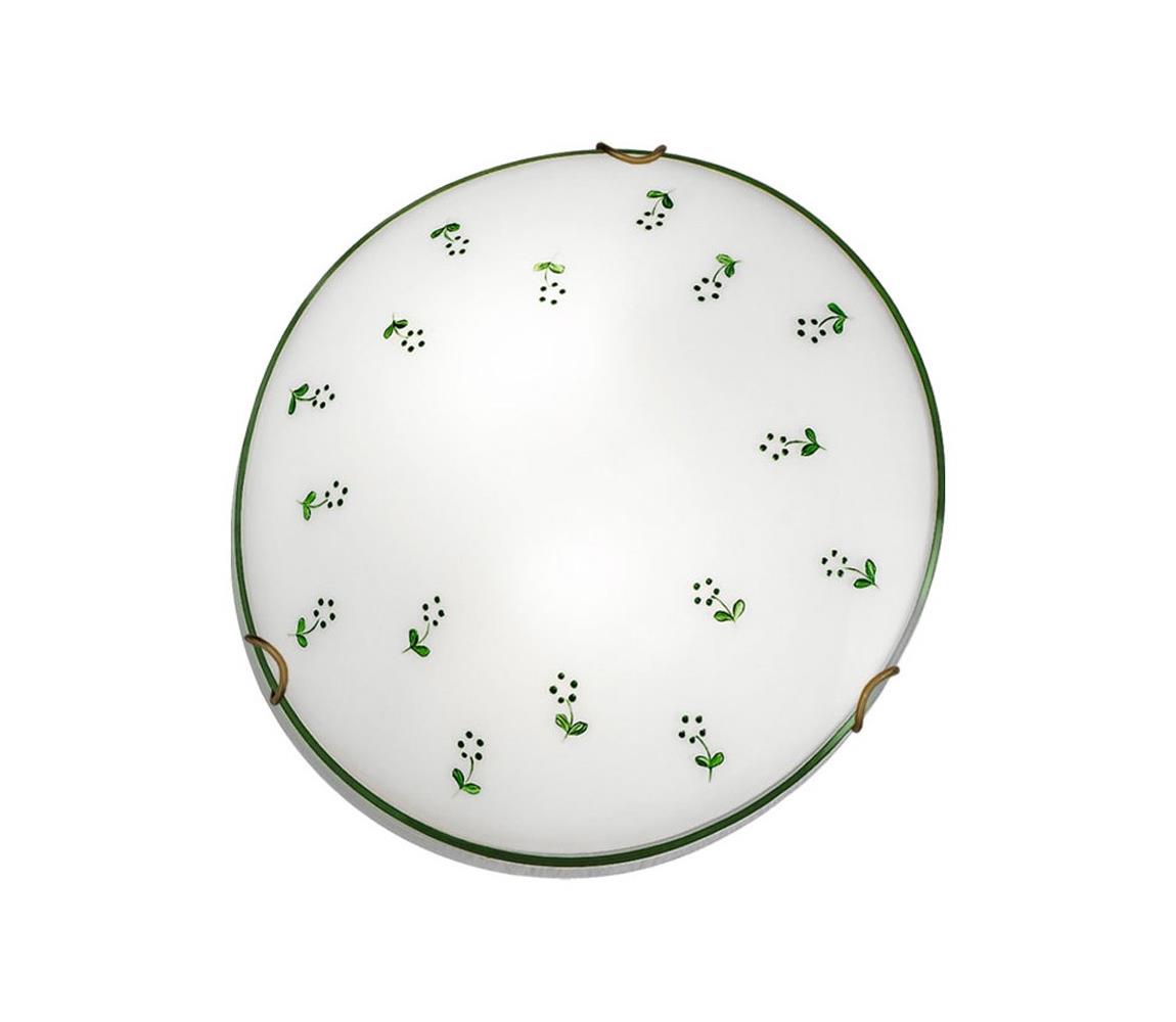 Kolarz 731.13.4.21 - Lampa sufitowa NONNA 3xE27/60W/230V śr. 50 cm zielona