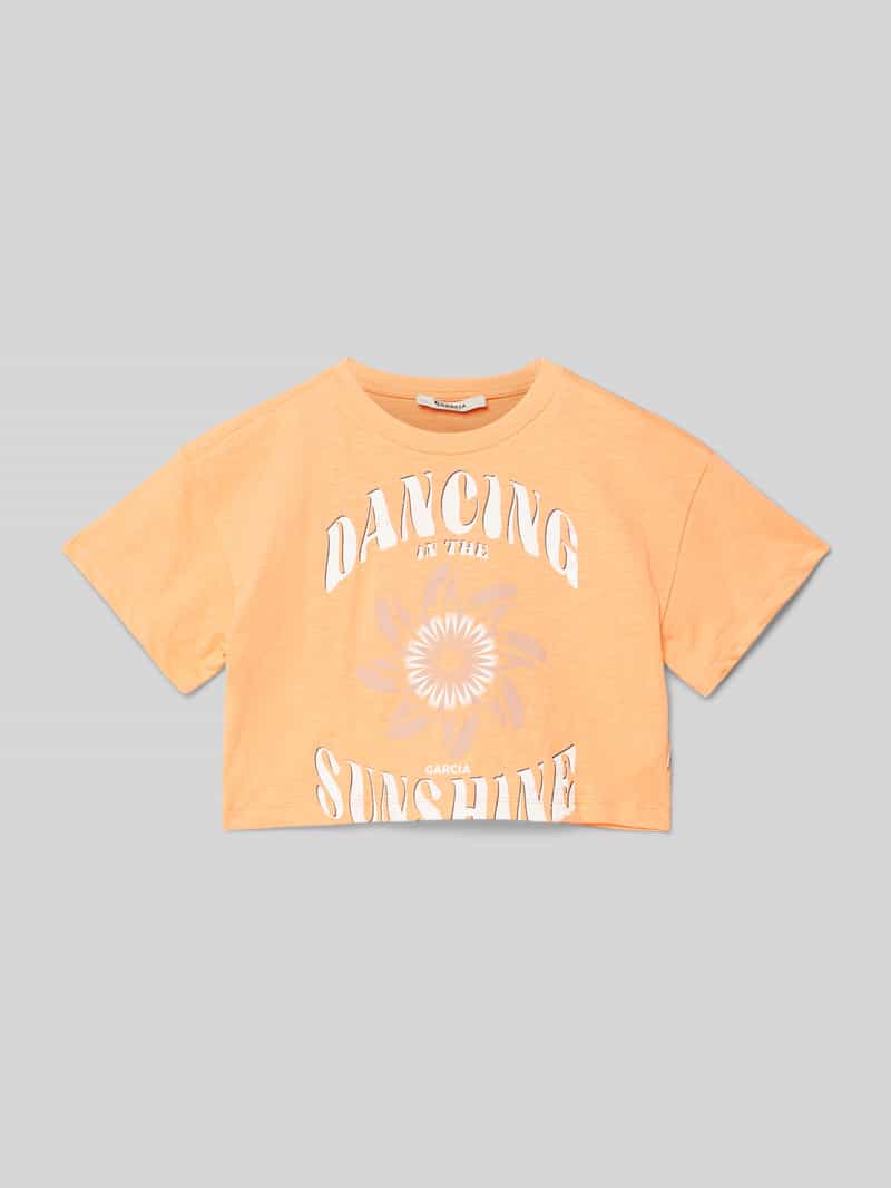 T-shirt krótki z nadrukiem z motywem