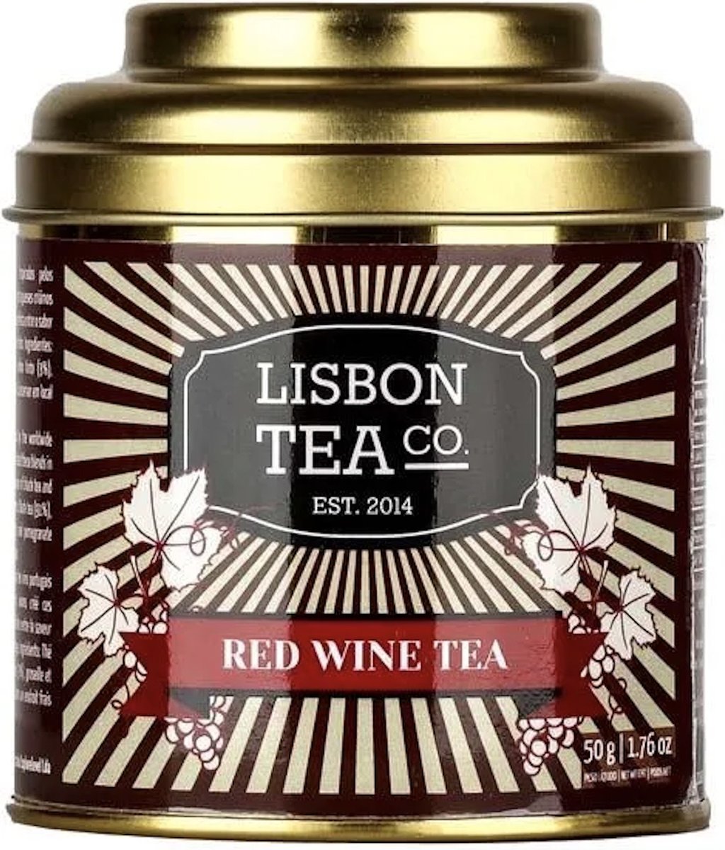 LISBON TEA herbata czarna o smaku czerwonego winnego napoju 50g