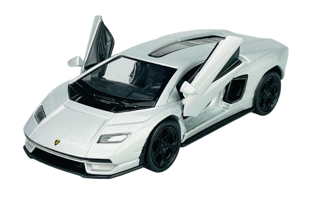 WELLY LAMBORGHINI COUNTACH LPI 800-4 SREBRNY 1:34 SAMOCHÓD NOWY METALOWY MODEL