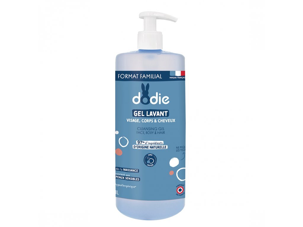DODIE ŻEL DO MYCIA WŁOSÓW, CIAŁA I TWARZY 1000 ML