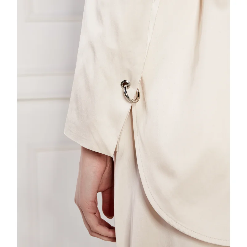 Pinko Satynowa marynarka GOLDENEYE GIACCA | Skinny fit