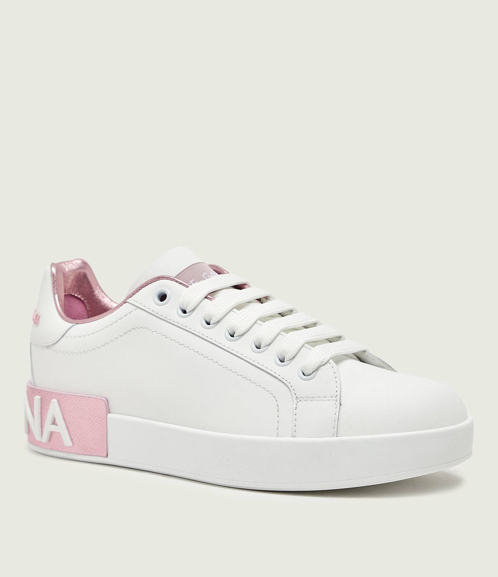 Dolce & Gabbana Skórzane trampki
