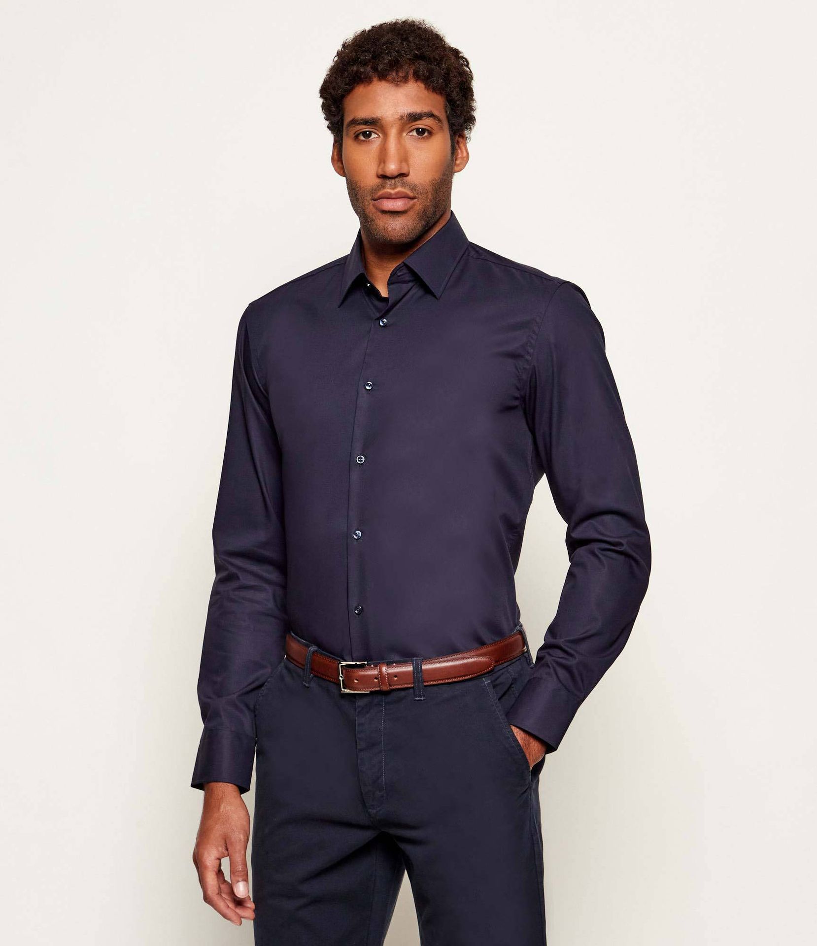BOSS BLACK Koszula H-HANK-kent-C1-214 Slim Fit