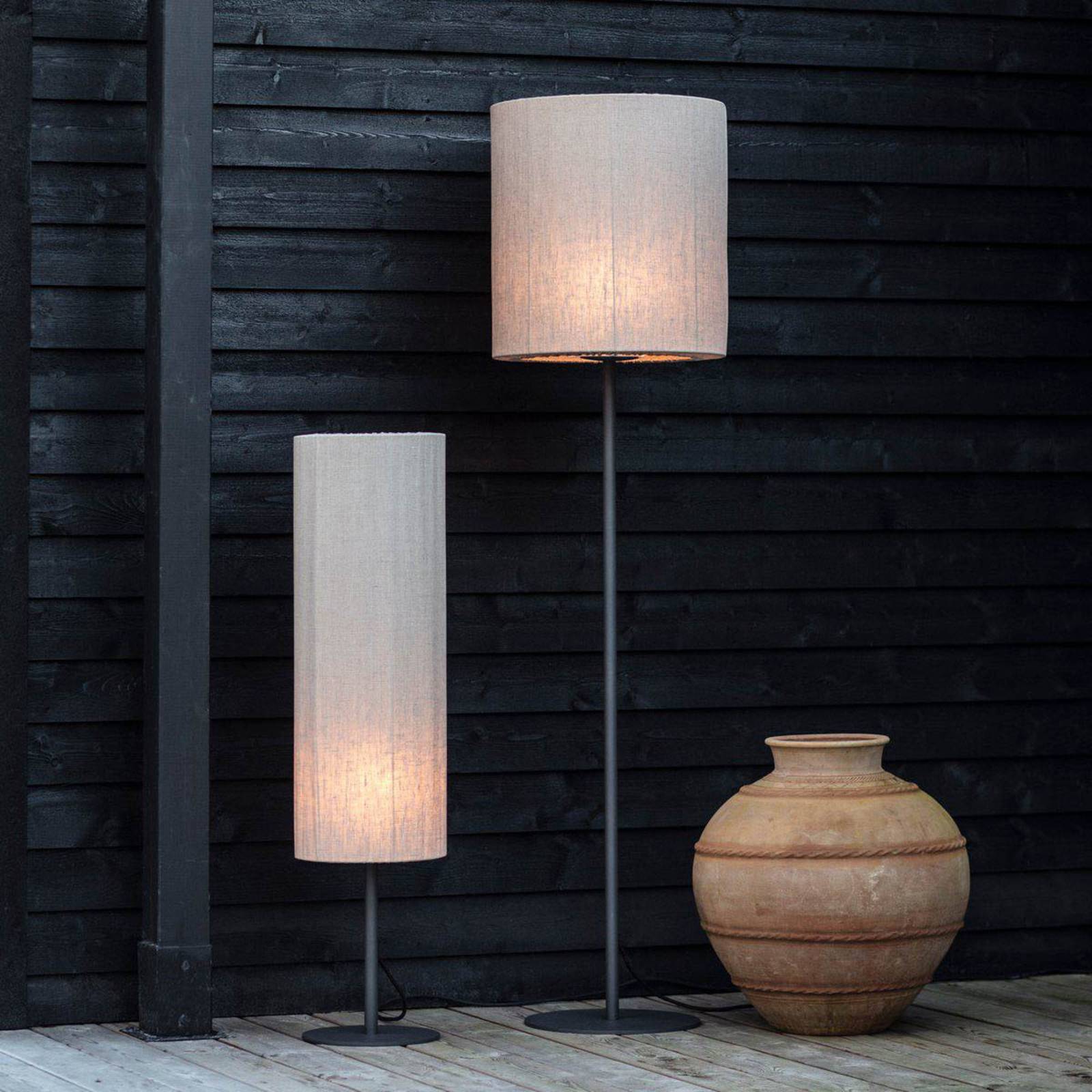PR Home lampa stojąca zewnętrzna Agnar, ciemnoszary/beżowy, 156 cm