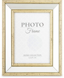 Ramka na zdjęcie zdjęcia złoto-srebrna glamour 24,5x19,5x2,5-16 168652