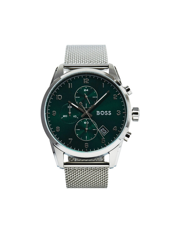 Boss Zegarek Skymaster 1513938 Srebrny