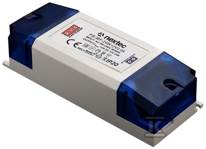 Nextec Zasilacz LED montażowy 24V / IP20 / 1,0A / 24W