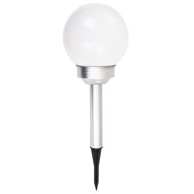Lampa solarna kula mleczna 15x44cm