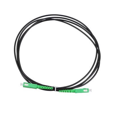 EXTRALINK PATCHCORD SC/APC-SC/APC SM SIMPLEX 3.0MM 2M BLACK