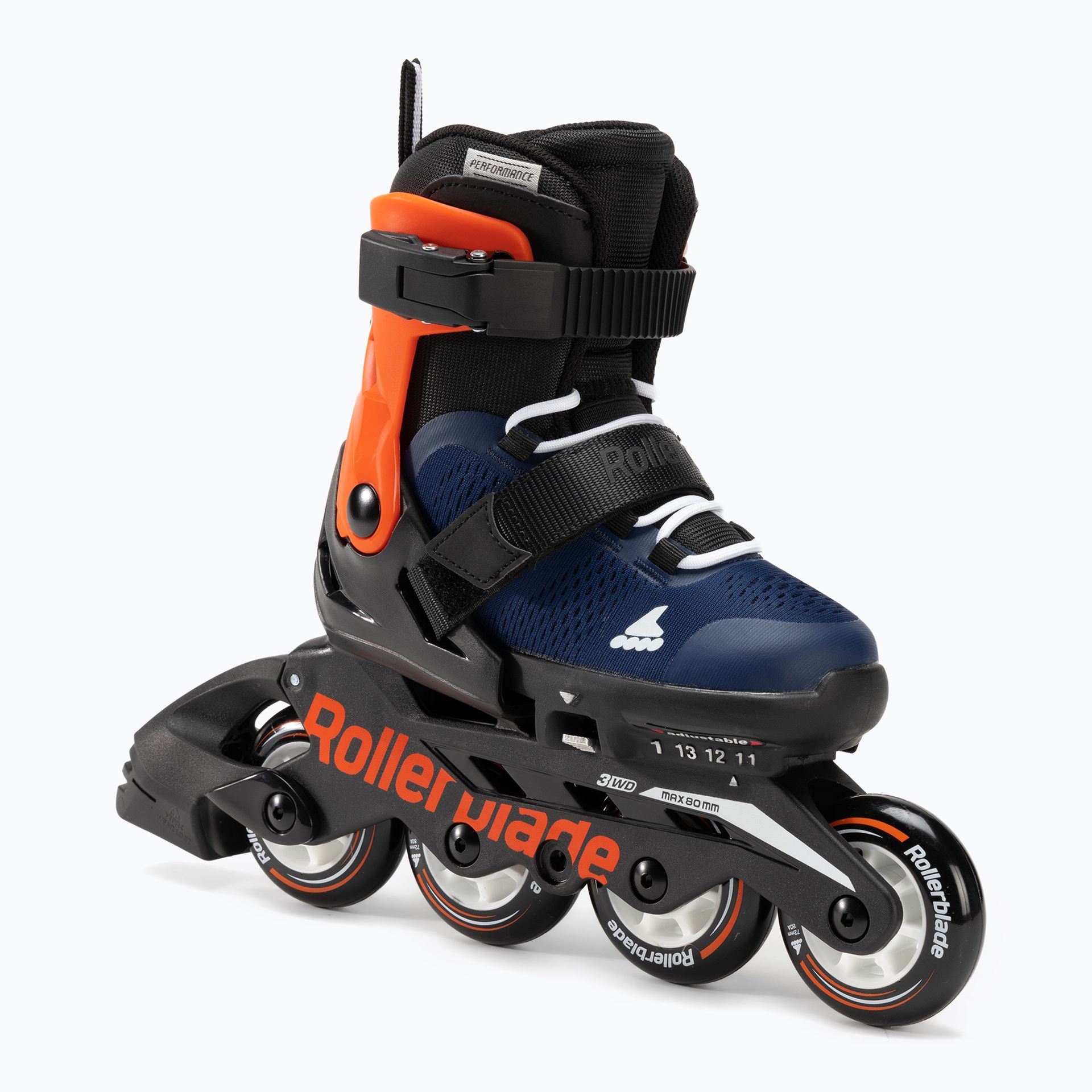 Rolki dziecięce Rollerblade Microblade midnight blue/warm orange