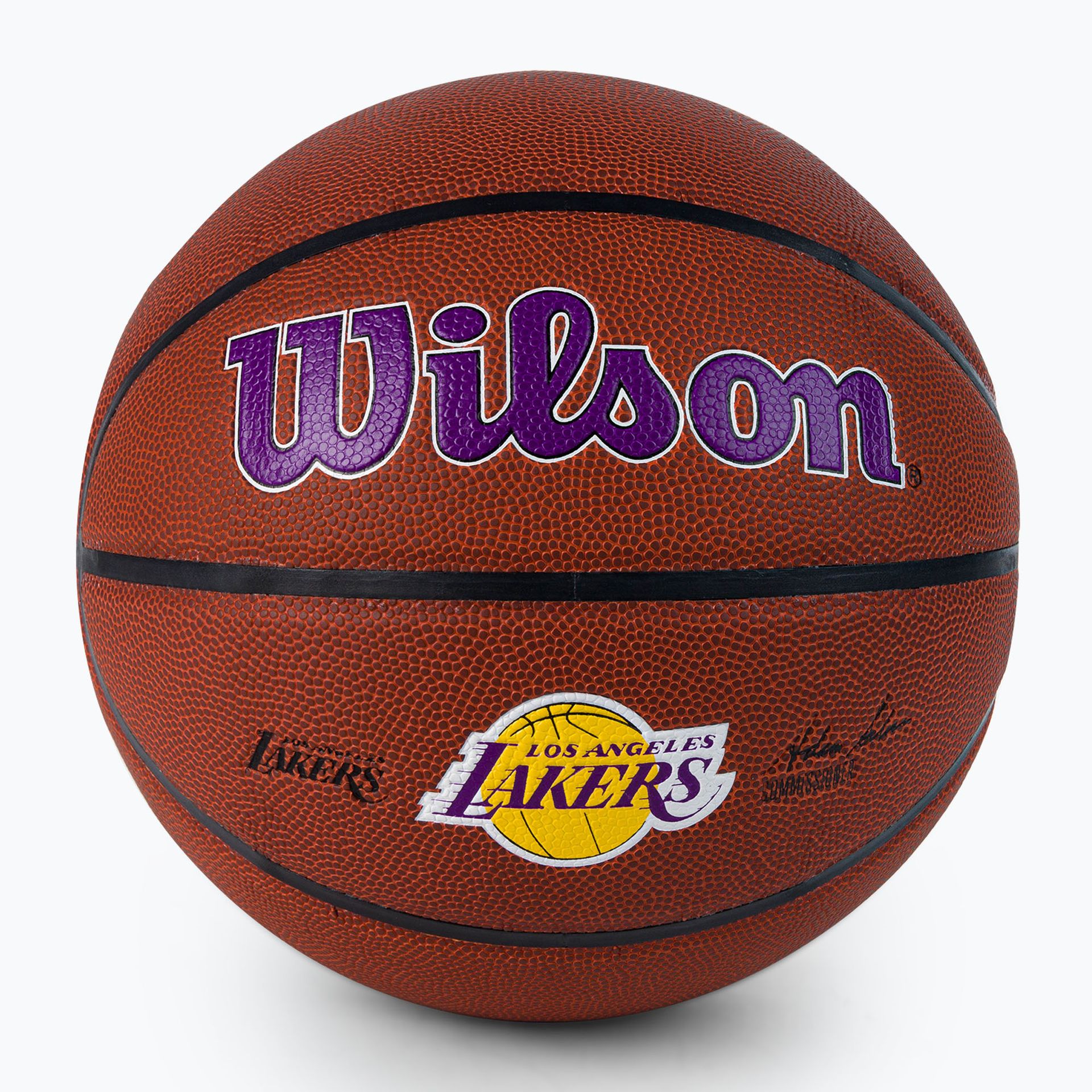Piłka do koszykówki Wilson NBA Team Alliance Los Angeles Lakers brown rozmiar 7