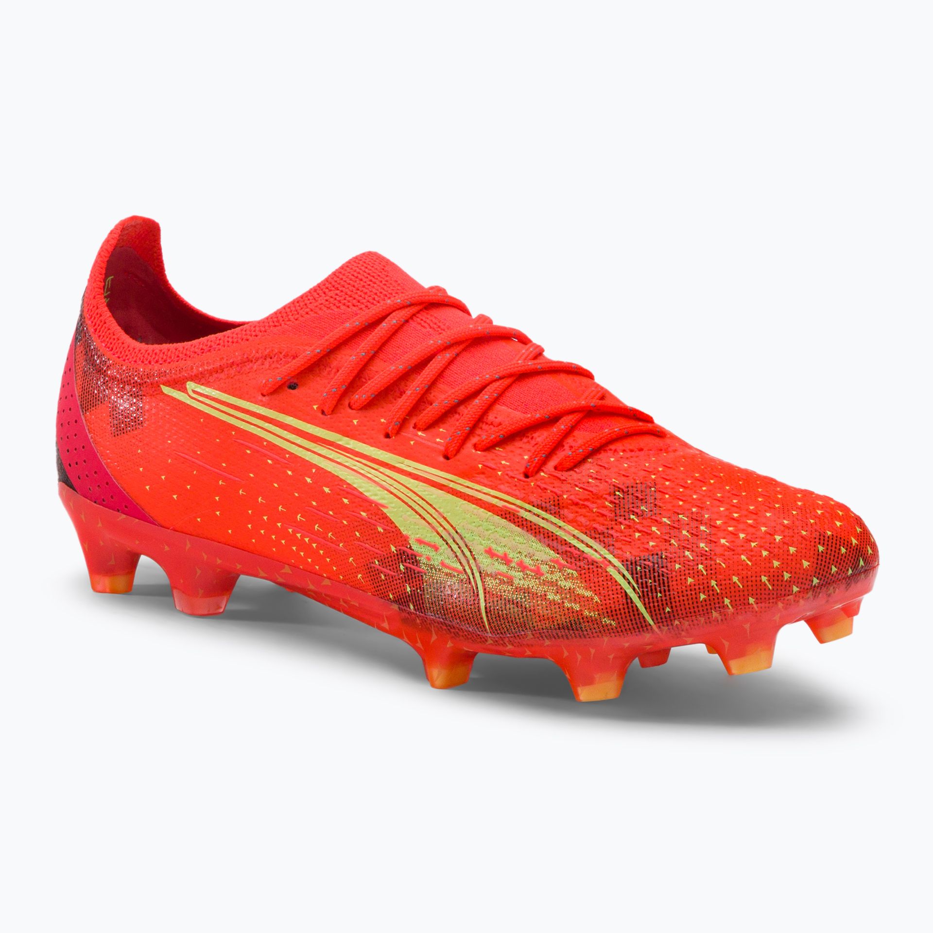 Buty piłkarskie męskie PUMA Ultra Ultimate FG/AG fiery coral/fizzy light