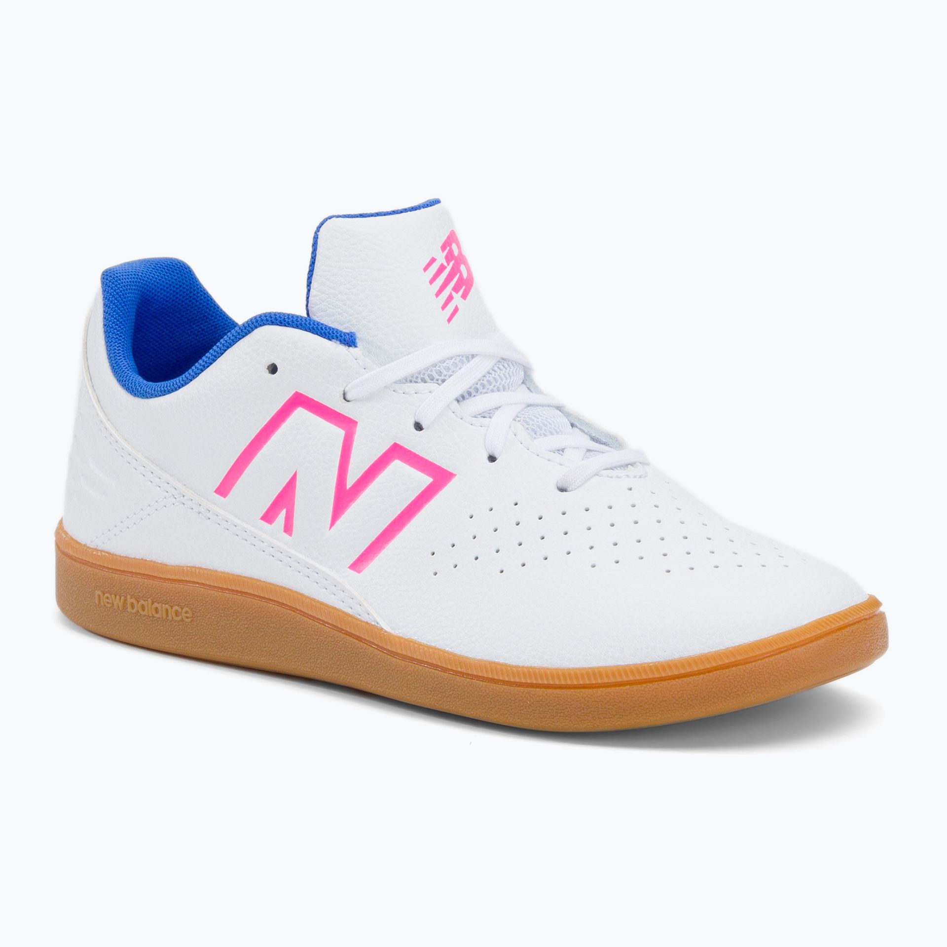 Zdjęcia - Pozostałe akcesoria New Balance Buty piłkarskie dziecięce  Audazo V6 Control JNR IN SJA3IWB6 wh 