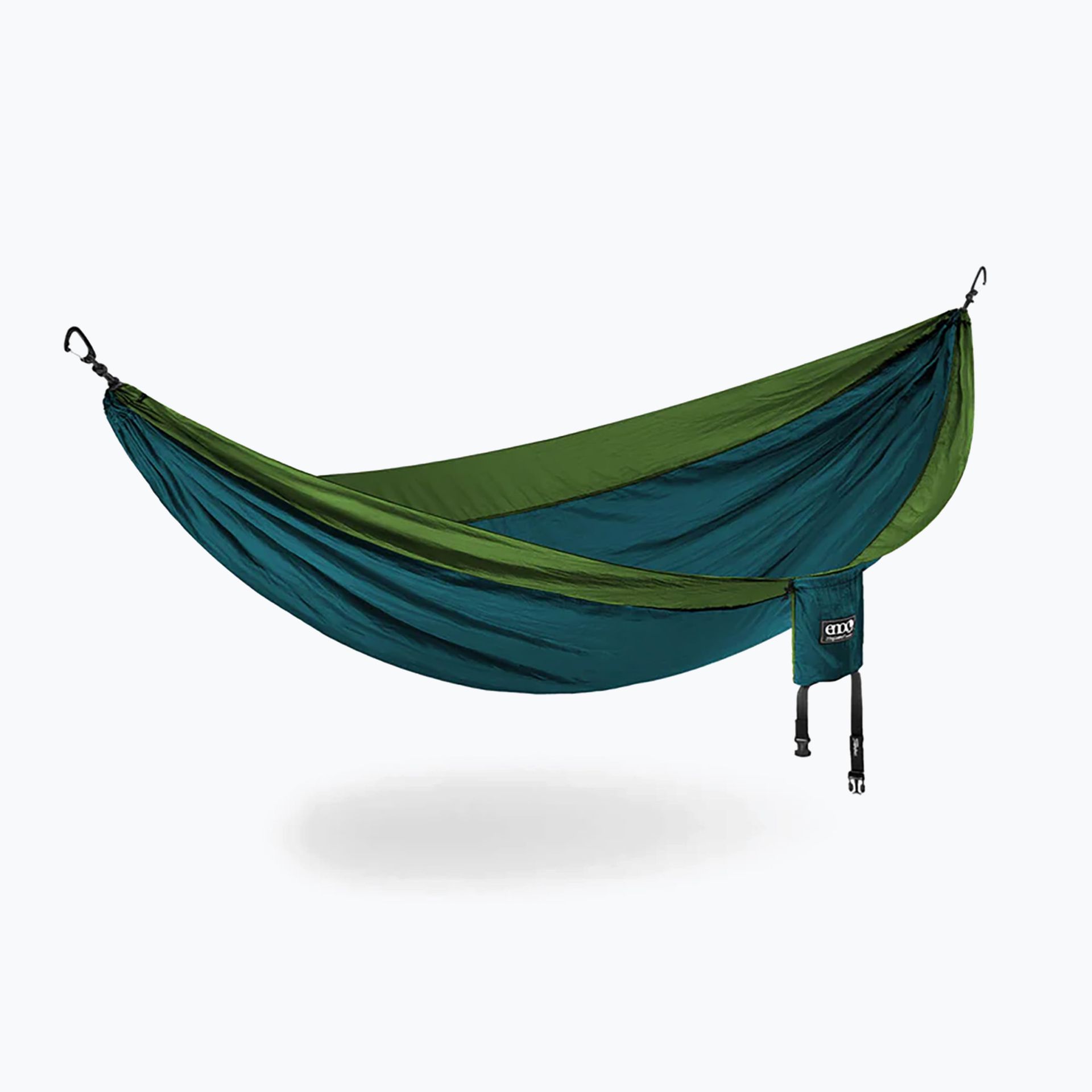 Hamak turystyczny ENO Single Nest marine/cedar